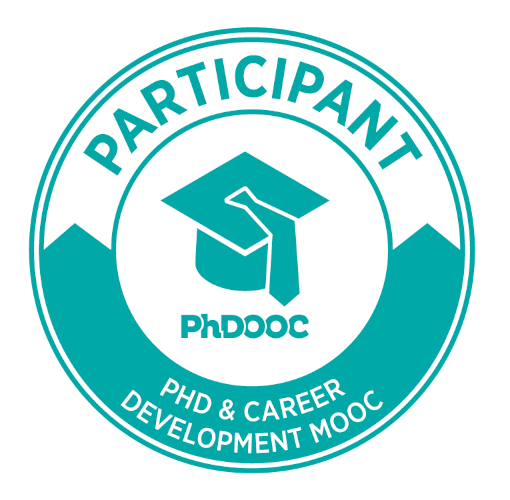 Figure 9.2. Badge «&nbsp;participant&nbsp;» en anglais