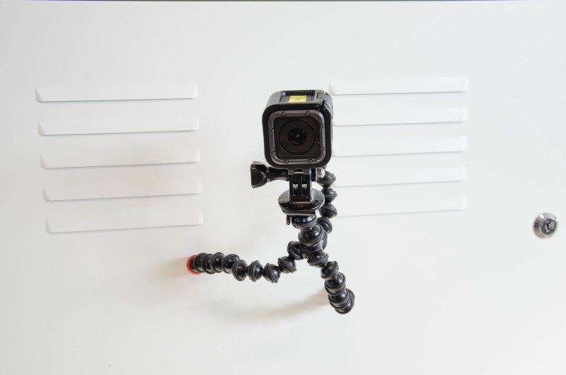 Figure 7&nbsp;: Caméra GoPro Hero5 avec GorillaPod magnétique