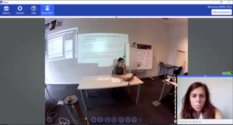 Figure 10: The Beam pilot’s screen