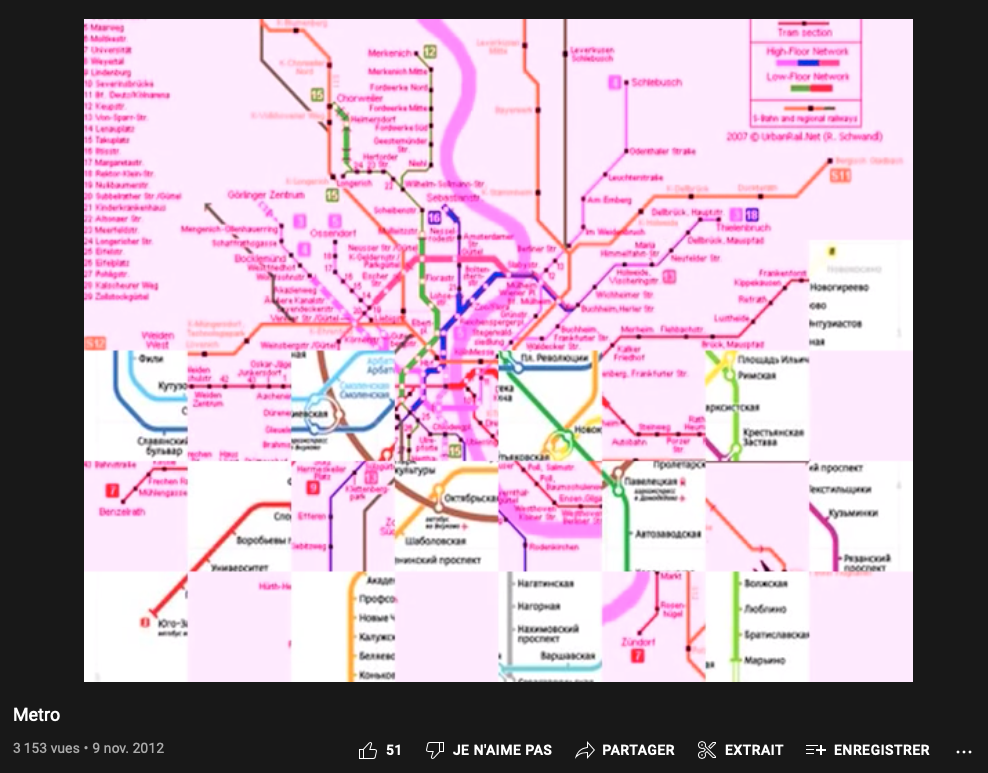 Anne-James Chaton et Andy Moor, «&nbsp;Métro&nbsp;», 9 novembre 2012