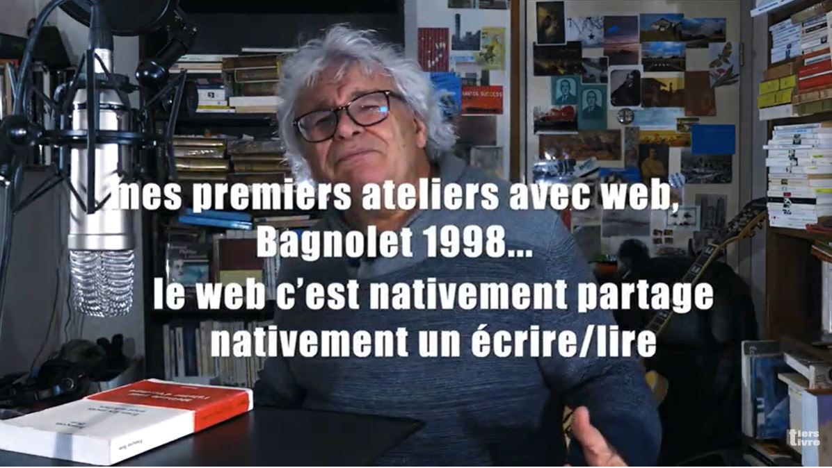 François Bon, «&nbsp;Tiers Livre, les ateliers pourquoi comment&nbsp;», françois bon | le tiers livre, 13 décembre 2019