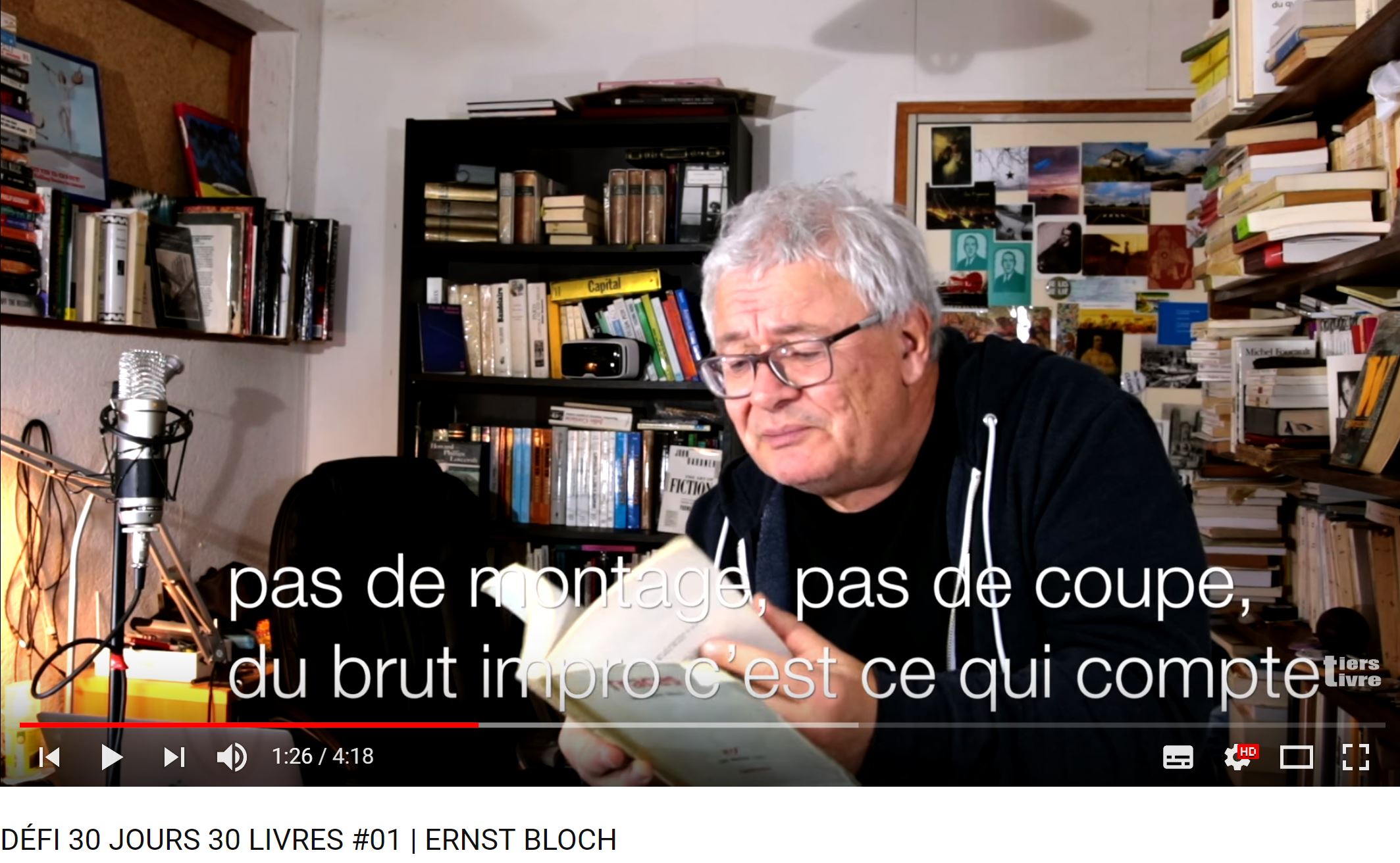 François Bon, «&nbsp;DÉFI 30 JOURS 30 LIVRES #01 | ERNST BLOCH&nbsp;», françois bon | le tiers livre, 8 décembre 2017