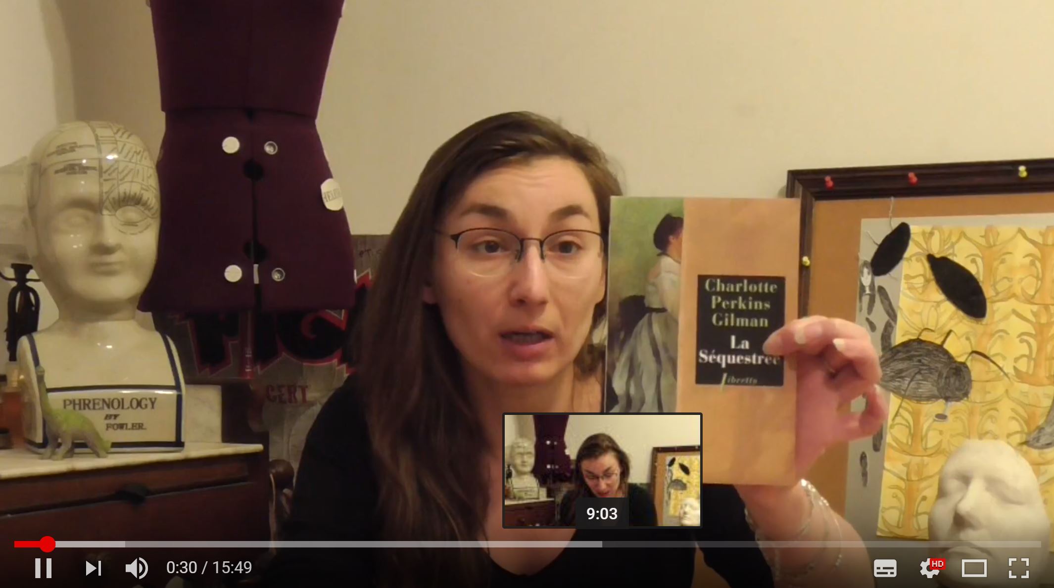 Azélie Fayolle, «&nbsp;Charlotte Perkins Gilman – Écrire le mur&nbsp;», un grain de lettres, 8 mai 2018