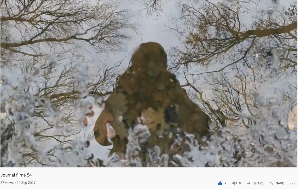 Arnaud de la Cotte, autoportrait en reflet, «&nbsp;Journal filmé 54&nbsp;», 10 septembre 2017