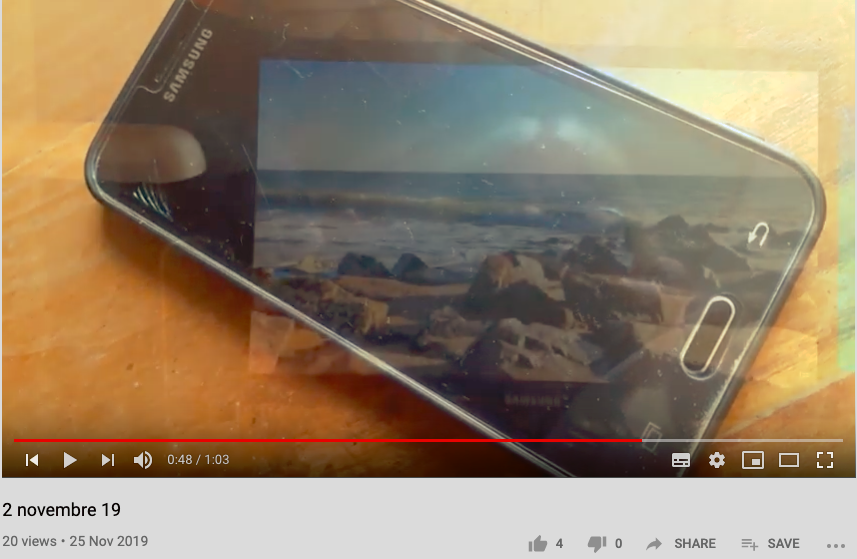 Michel Brosseau, écrans, «&nbsp;2 novembre 19&nbsp;», 25 novembre 2019